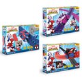 Flexibilné autodráhy Spidey Marvel Flextreme Set Asst Smoby sada 2 druhov s elektronickými autíčkami 184 dielov dráhy 4,40 m dĺžka s pavučinou od 4 ro