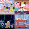 Puzzle v kufríku Peppa Pig Progressive Educa 6-9-12-16 dielov od 4 rokov