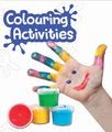 Puzzle vymaľovánky Červená čiapočka Colouring Activities Educa v kufríku 20 dielov - maľovanie prstami