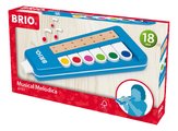 Drevený hudobný nástroj s klávesami Musical Melodica BRIO dychový od 18 mes BRIO1830