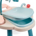 Opatrovateľský stolík s vaničkou pre bábiku Nursery Table Écoiffier s jedálenským kútikom 13 doplnkov od 18 mes