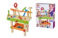 Drevená pracovná dielňa Work Bench Eichhorn s náradím 49 dielov