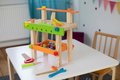 Drevená pracovná dielňa Work Bench Eichhorn s náradím 49 dielov