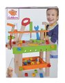 Drevená pracovná dielňa Work Bench Eichhorn s náradím 49 dielov