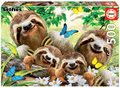 Puzzle Sloth Family Selfie Educa 500 dielov a Fix lepidlo od 11 rokov