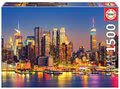 Puzzle Manhattan at Night Educa 1500 dielov a Fix lepidlo od 11 rokov