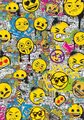 Puzzle Emoji Graffiti Educa 500 dielov a Fix lepidlo od 11 rokov