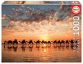 Puzzle Golden Sunset on Cable Sunset, Australia Educa 1000 dielov a Fix lepidlo od 11 rokov