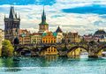 Puzzle View of Prague Educa 2000 dielov a Fix lepidlo od 11 rokov