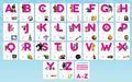 Puzzle Písmenká abecedy Máša a medveď Educa 78 dielov francúzsky od 4 rokov