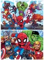 Drevené puzzle Marvel Super Heroe Adventures Educa 2x25 dielov