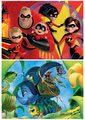 Puzzle Pixar Disney Educa 2x48 dielov od 4 rokov