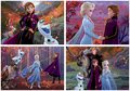 Puzzle Multi 4 Frozen 2 Disney Educa 50-80-100-150 dielov od 5 rokov