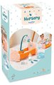 Kolíska s kolotočom Baby Bed&Accessories Vert Azur Écoiffier s doplnkami pre 30 cm bábiku od 18 mes