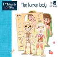 Náučná hra pre najmenších The Human Body Educa Učíme sa anatómiu ľudského tela s obrázkami 99 dielov od 4 rokov