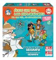 Spoločenská hra vedomostná Once upon a time The Explorers Educa Učíme sa o geografii 300 otázok v španielčine a portugalčine od 6 rokov