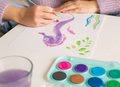 Kreatívne tvorenie Nature Friends Magic Watercolor Art Educa morská princezná s vodovými farbami od 7 rokov
