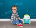 Interaktívny Robot 1,2,3 Smart Smoby s pohyblivým senzorom a 2 hrami