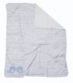 Obojstranná deka pre najmenších Classic toTs-smarTrike vtáčiky 100% jersey bavlna modrá od 0 mesiacov