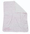 Obojstranná deka pre najmenších Classic toTs-smarTrike vtáčiky 100% jersey bavlna ružová
