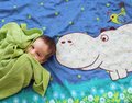 Pletená deka pre najmenších Joy toTs-smarTrike 100% prírodná bavlna zelená od 0 mesiacov