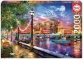 Puzzle London at Sunset Dominic Davison Educa 2000 dielov a Fix lepidlo od 11 rokov