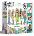 Kreatívne tvorenie Design Your Doll Fantasy World Educa vyrob si vlastné rozprávkové bábiky 5 modelov od 6 rokov