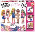 Kreatívne tvorenie Design Your Doll Casual Style Educa vyrob si vlastné mestské bábiky 5 modelov od 6 rokov