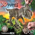 Puzzle dinosaurus Tyrannosaurus Rex 3D Creature Educa dĺžka 61 cm 82 dielov od 6 rokov