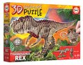 Puzzle dinosaurus Tyrannosaurus Rex 3D Creature Educa dĺžka 61 cm 82 dielov od 6 rokov