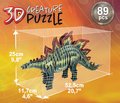 Puzzle dinosaurus Stegosaurus 3D Creature Educa 89 dielov od 6 rokov