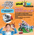 Puzzle dopravné prostriedky Airplane 3D Studio Educa s plastovými šróbmi od 5 rokov