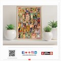 Puzzle Art Nouveau Poster Collage Educa 1000 dielov a Fix lepidlo