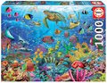 Puzzle Tropical Fantasy Turtles Educa 1000 dielov a Fix lepidlo