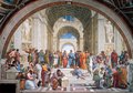 Puzzle School of Athens Raphael Educa 1500 dielov a Fix lepidlo