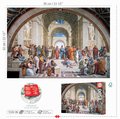 Puzzle School of Athens Raphael Educa 1500 dielov a Fix lepidlo