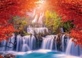 Puzzle Waterfall in Thailand Educa 2000 dielov a Fix lepidlo