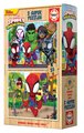 Drevené puzzle Spidey & his Amazing Friends Disney Educa 2x25 dielov