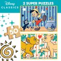 Drevené puzzle Disney Classics Educa 2x50 dielov