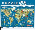 Puzzle World Map Sean Sims Educa 200 dielov