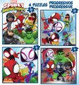 Puzzle Spidey & his Amazing Friends Progressive Educa 12-16-20-25 dielov