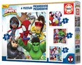 Puzzle Spidey & his Amazing Friends Progressive Educa 12-16-20-25 dielov