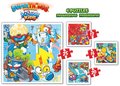 Puzzle Superthings Progressive Educa 12-16-20-25 dielov v kufríku