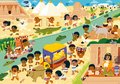 Puzzle vzdelávacie Egypt Happy Learning Educa 150 dielov s aktivitami v španielčine od 6 rokov