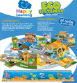 Náučná hra Ekosystémy Ecosystems Happy Learning Educa pre 2-4 hráčov so 64 kartami v španielčine od 6 rokov
