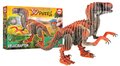 Puzzle dinosaurus Velociraptor 3D Creature Educa dĺžka 55 cm 64 dielov