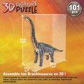 Puzzle dinosaurus Brachiosaurus 3D Creature Educa dĺžka 50 cm 101 dielov