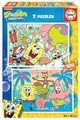 Puzzle Bob Esponja Educa 2x100 dielov od 4 rokov