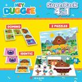 Superpack 4v1 Hey Duggee Educa domino pexeso a 2 puzzle s 25 dielikmi