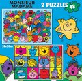 Puzzle Monsieur Madame Educa 2x48 dielov